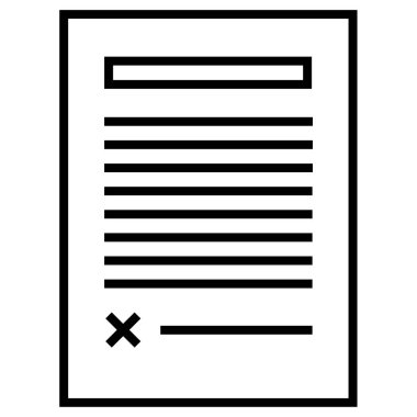 Rapor verin. Web simgesi basit illüstrasyon    