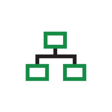 ağ basit vektör illüstrasyonu  