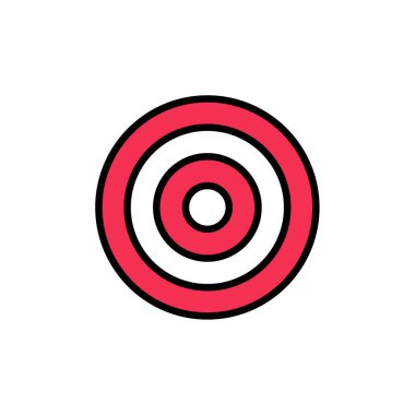 hedef simge vektör illüstrasyonu 