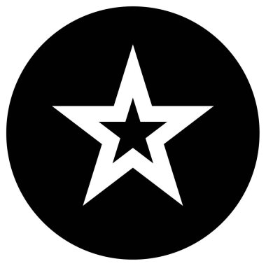 yıldız simgesi, vektör çizimi