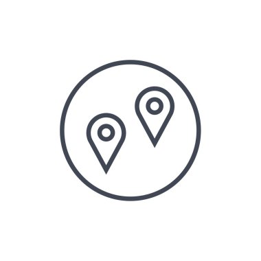 GPS ve Navigasyon simgesi vektör illüstrasyon tasarımı    