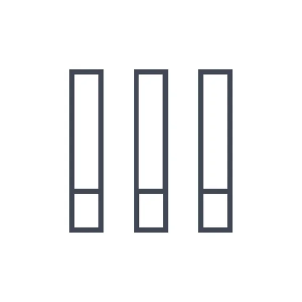 Icona Dell Interfaccia Progettazione Sfondo Bianco — Vettoriale Stock