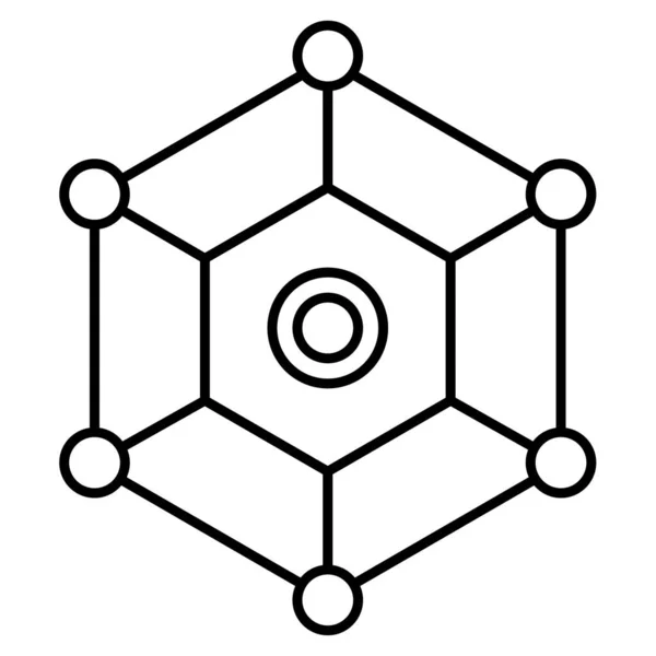 Ikona Wektora Chemicznego Ilustracja — Wektor stockowy