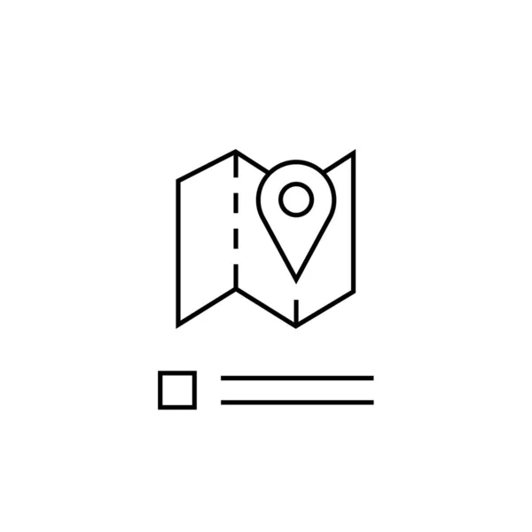 Gps Значок Навігації Векторний Дизайн Ілюстрації — стоковий вектор