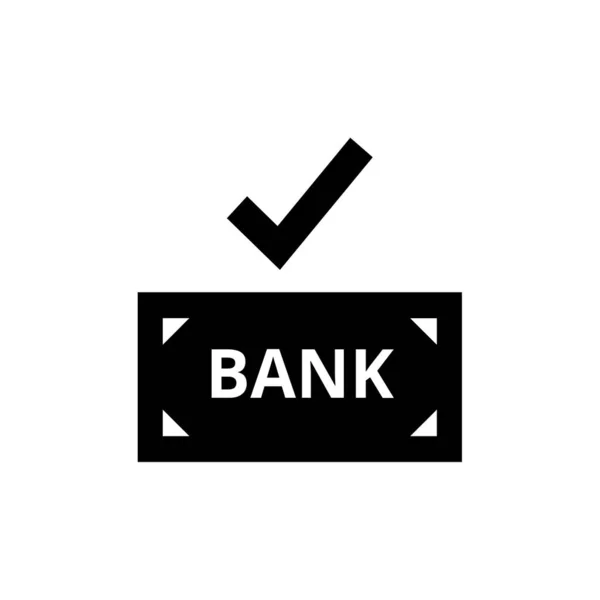 Bank Kártya Ikon Vektoros Illusztráció — Stock Vector