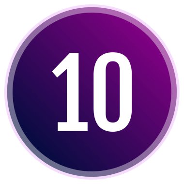 sayı simgesi çizimi tasarımı