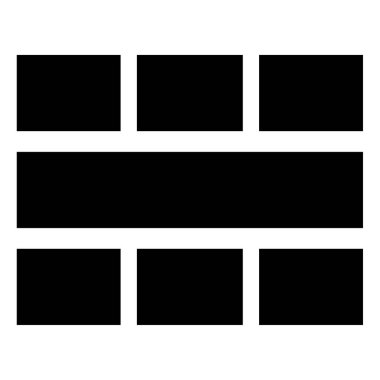 wirefram simgesi vektör illüstrasyonu