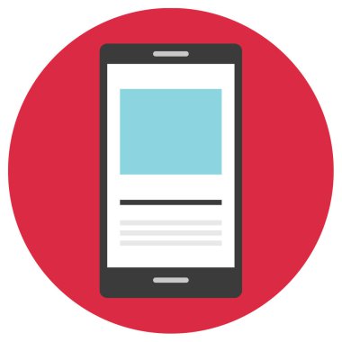 İnternet sitesi. Web simgesi basit illüstrasyon 