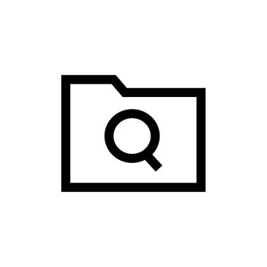 Arama simgesi, vektör illüstrasyonu