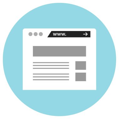 wirefram simgesi vektör illüstrasyonu