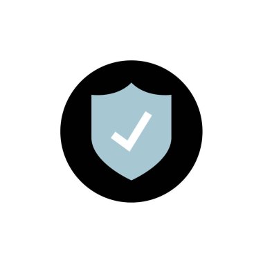 kalkan simgesi, vektör illüstrasyonu 