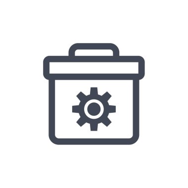 İnternet üzerinden iş ayarlama seçenekleri. simge vektör illüstrasyonu 