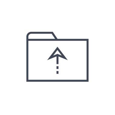 Dosya. Web simgesi basit illüstrasyon          