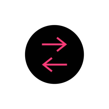 Modern ok simgesinin vektör illüstrasyonu    