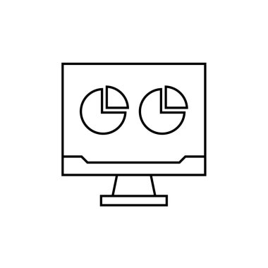 Bilgi Grafik simgesi vektör illüstrasyonu