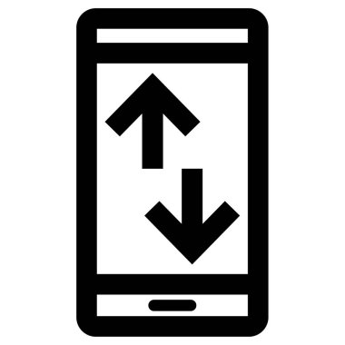 Cep telefonu. Basit resimleme