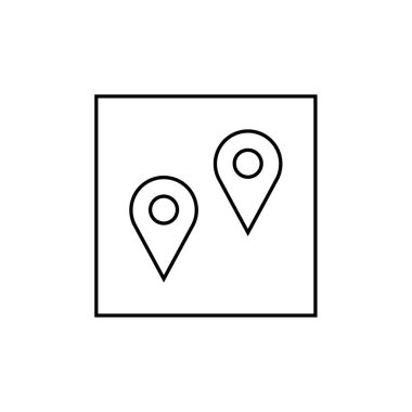 GPS ve Navigasyon simgesi vektör illüstrasyon tasarımı    