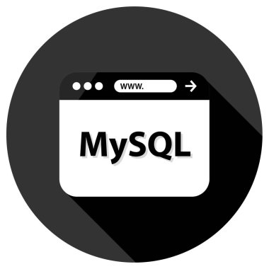 Web Geliştirme basit simgesi, vektör illüstrasyonu