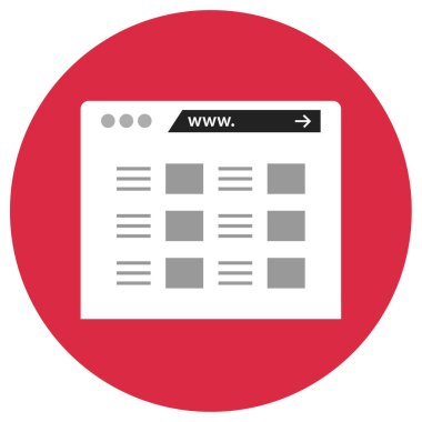 wirefram simgesi vektör illüstrasyonu