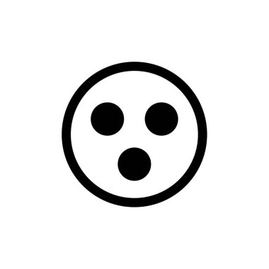 yüz duygu simgesi, emoji vektör illüstrasyonu 