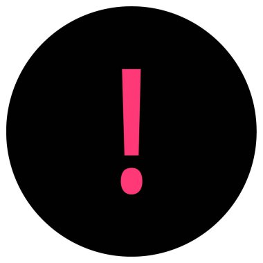  Ünlem işareti simgesi vektör çizim