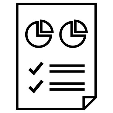 İş raporu. Basit resimleme 