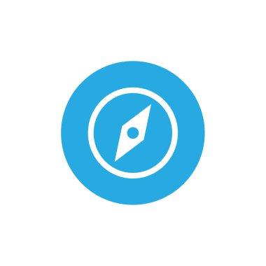 pusula logo resimleme izole vektör işaret sembolü 