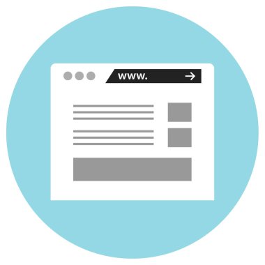 wirefram simgesi vektör illüstrasyonu