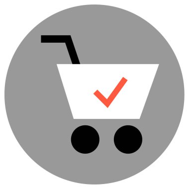 Alışveriş arabası. Basit tasarım