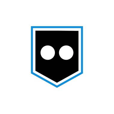 Flickr logosu, görüntü sunucu ve video sunucu servisi ve çevrimiçi topluluk, vektör illüstrasyonu