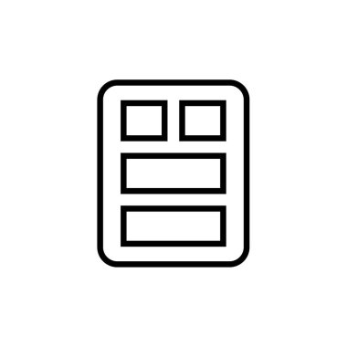 wirefram simgesi vektör illüstrasyonu