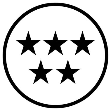 yıldız simgesi, vektör çizimi