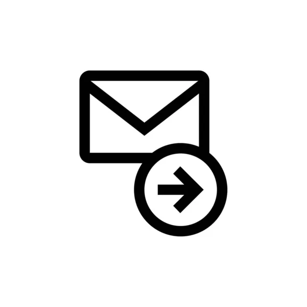 Email Mail Icon Vector Illustration — Image vectorielle