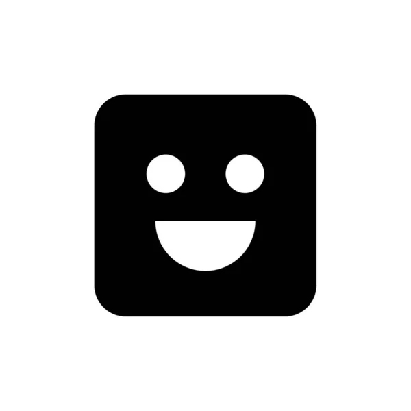 Ikona Emocji Twarzy Emoji Wektor Ilustracja — Wektor stockowy