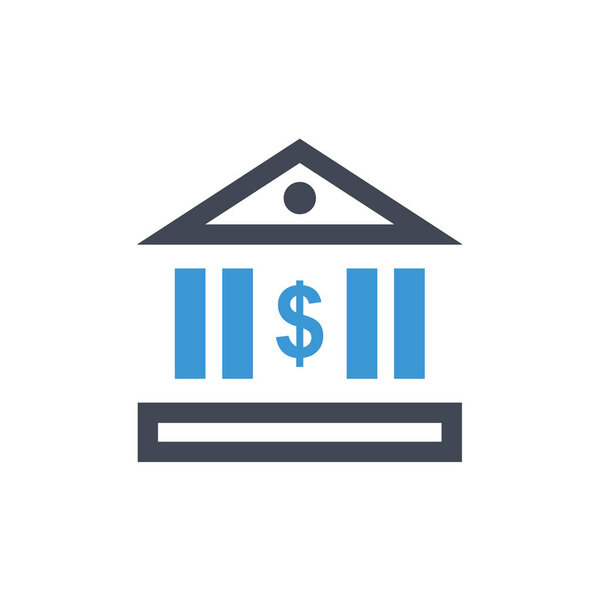 векторная иллюстрация логотипа современной банковской иконы      