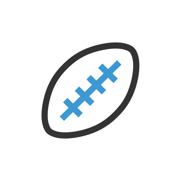 Ikona Piłki Nożnej Zarys Wektor Ilustracji — Wektor stockowy