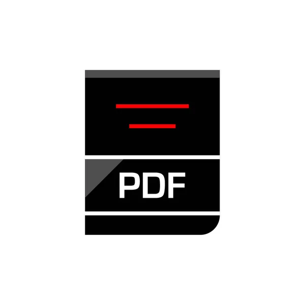 Nombre Del Documento Extensión Pdf — Vector de stock