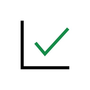 işaret simgesini işaretle, vektör illüstrasyonu  