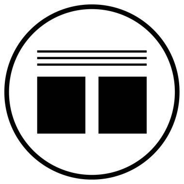 Kablolar modern simge, vektör illüstrasyonu