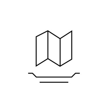 GPS ve Navigasyon simgesi vektör illüstrasyon tasarımı    