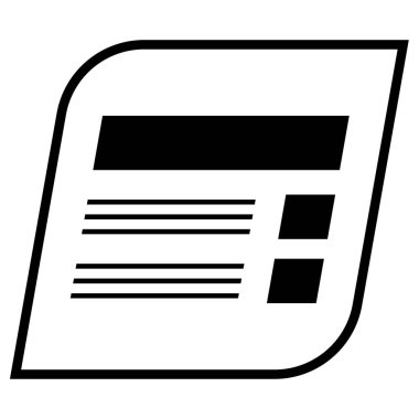 Kablolar modern simge, vektör illüstrasyonu