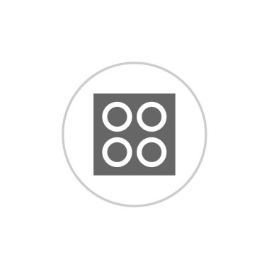 Şaşırmış şekilli yaratıcı soyut tasarım, vektör illüstrasyonu