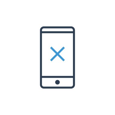 Modern simgeyi durdurma vektör illüstrasyonu    