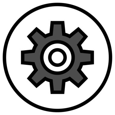 seçenekler simge vektör illüstrasyonu 