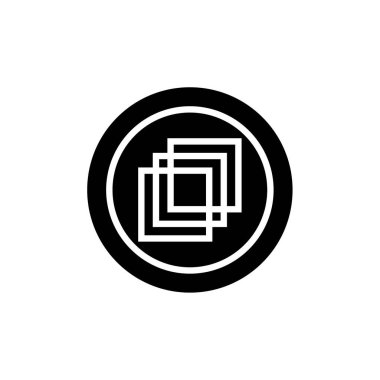 Siyah beyaz logo dizaynlı harf parafı