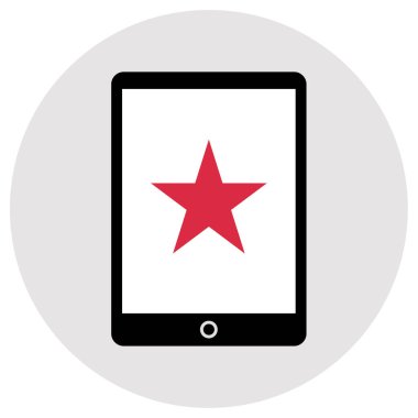 tablet simgesi, vektör illüstrasyonu