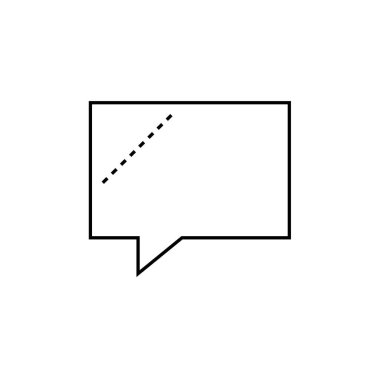 Metin Mesajlaşma simgesi vektör illüstrasyonu  