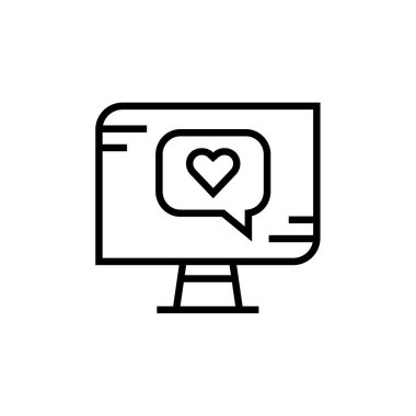 Metin Mesajlaşma simgesi vektör illüstrasyonu  