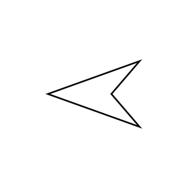 ok simgesi vektör illüstrasyonu