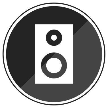 Dairesel bir işaretin vektör illüstrasyonu